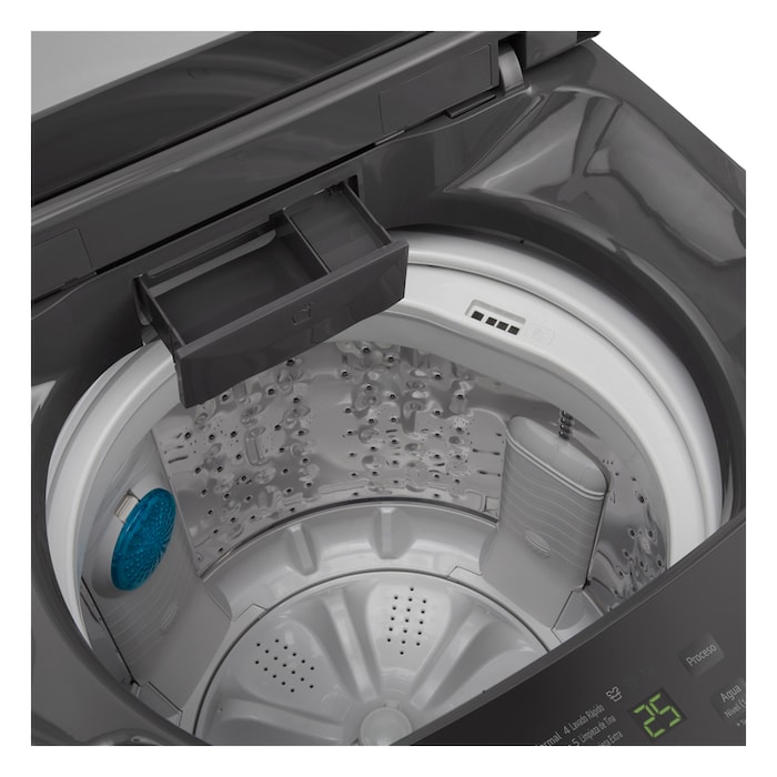 LG Lavadora LG 13kg, carga superior con TurboDrum™, Negro claro, WT13BVTB